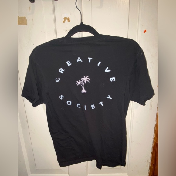 Black Cotton Creative Society T-shirt - Picture 2 of 2